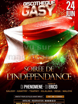 Soirée de l'indépendance - Colonne Paris‍