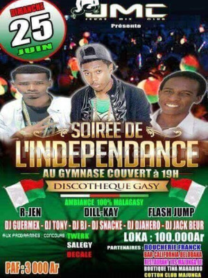 Soirée de l'indépendance - Gymnase couvert Mahajanga‍