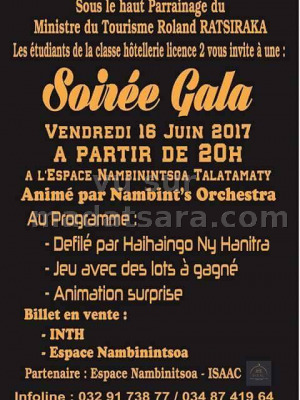 Soirée Gala - animé par Nambints'Orchestra‍ - Espace Nambinintsoa Talatamaty‍