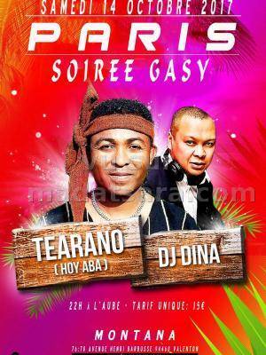 Soirée gasy avec Tearano & Dj Dina Mon Tana