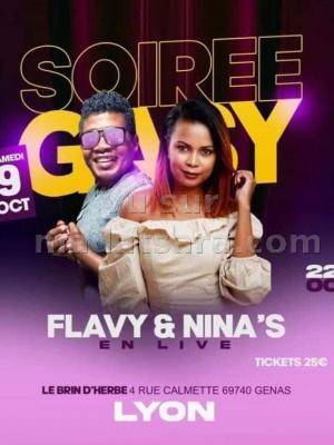 Soiree gasy Nina's & Flav Rotsaka Restaurant Le Brin d'Herbe