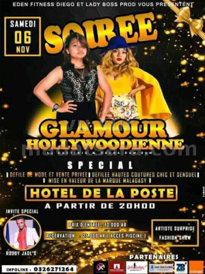 Soirée Glamour Hollywoodienne - Hotel de la Poste Diégo Suarez‍