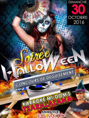 Soirée Halloween au Mi Dom's Tsaralalana‍ animé par Jess Rakoto‍