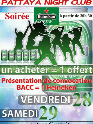 Soirée Heineken au Night Club Pattaya Toamasina‍