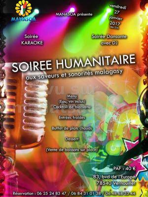 Soirée humanitaire aux saveurs et sonorités malagasy - Vernouillet