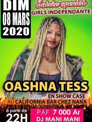 Soiree independante Oashna Tess - California Bar Chez Nana