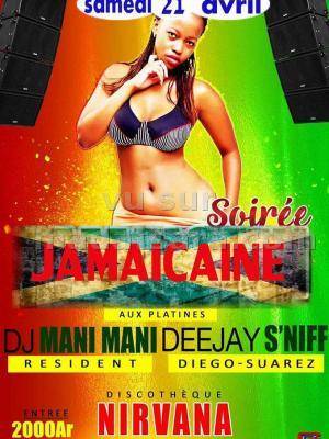 Soirée Jamaicaine Discothèque Nirvana - Ampanefena