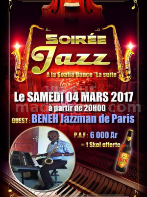 Soirée Jazz à La Suite Soafia Dance Fianarantsoa