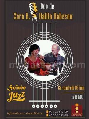 Soiree jazz Duo de Zara R & Datita Rabeson Tamboho Restaurant Tana Water Front Ambodivona