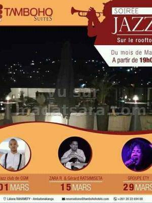 Soirée Jazz sur le rooftop Tamboho Suites