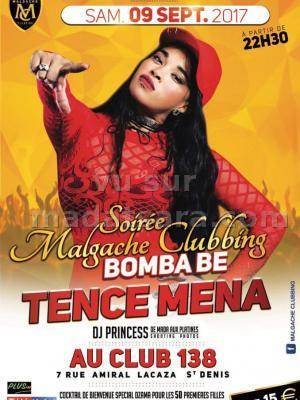 Soirée malgache bomba be avec Tence Mena au Club 138 - La Réunion