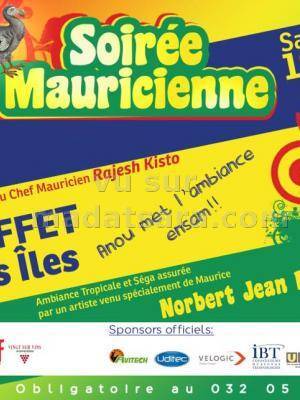 Soirée mauricienne au 313 Louvre avec Norbert ean Daniel