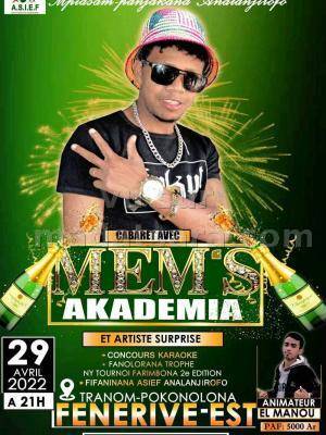 Soirée miavaka Mem's Akademia Tranompokonolona Fenerive Est