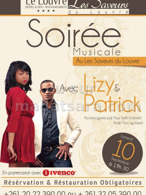 Soirée musicale avec Lizy & Patrick au les saveurs du Louvre