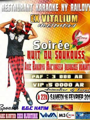 Soirée nuit du soukouss Railovy Discothèque Mahajanga