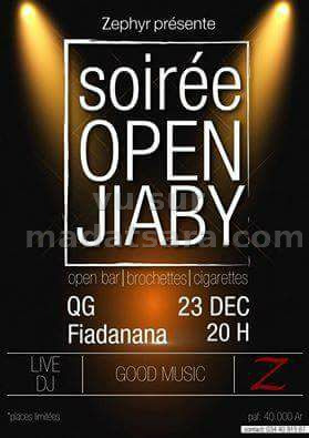 Soirée Open Jiaby - QG Fiadanana‍