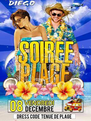 Soirée plage Taxi Be Diégo