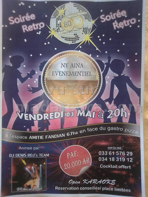 Soirée retro - Amitie Fandian 67Ha‍