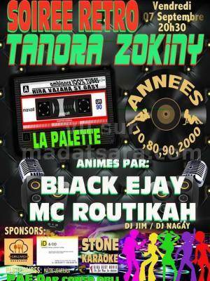 Soirée retro tanora zokiny La Palette Antsirabe
