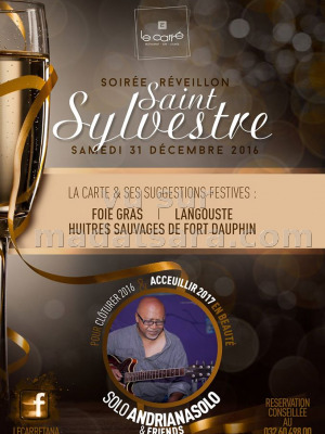 Soirée Saint-Sylvestre avec Solo Andrianasolo‍ au Carré Antsahavola‍