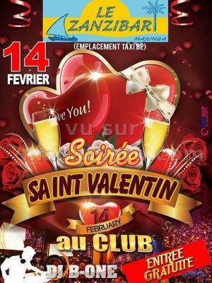 Soirée saint Valentin Discothèque Zanzibar