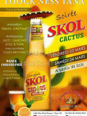 Soirée Skol cactus - Loock Ness Tana
