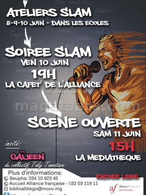 Soirée Slam - La Cafet' de l'Alliance Française d'Antsiranana