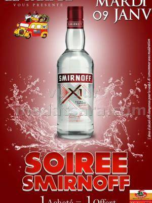 Soirée smirnoff Taxi Be Diégo