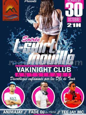 Soirée TShirt mouillé - Vakinight Club Antsirabe