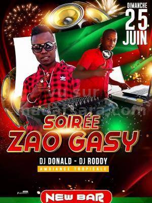 Soirée Zao gasy au New Bar Diégo Suarez