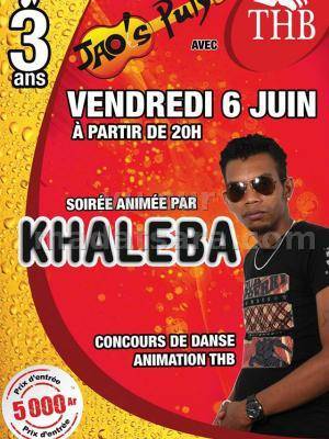 Soirée animée par Khaleba - 3 ans de Jao's Pub