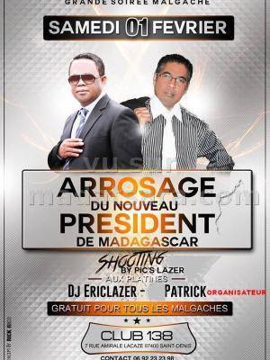 Soirée Arrosage du nouveau président au Club 138 - La Réunion