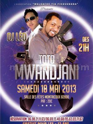 Avec DJ Léo
Quelques vidéos
[videos artiste=toto-mwandjani]
