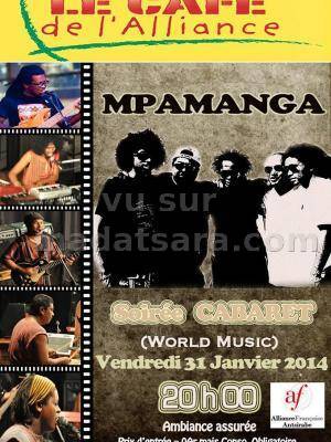 Soirée Cabaret Mpamanga au Café de l'Alliance Antsirabe