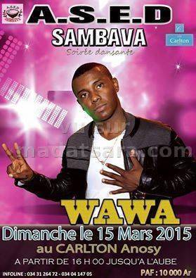 Soirée dansante avec Wawa au Carlton Anosy présentée par ASED Sambava