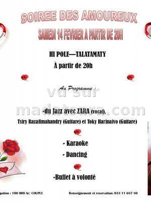 Soirée des amoureux au Hi-Pole Talatamaty avec Zara (Jazz)