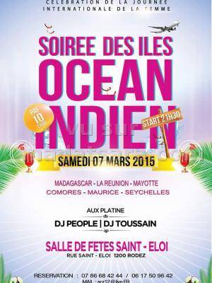 Soirée des Iles de l'Océan Indien à Rodez Salle des fêtes