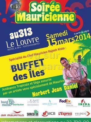 Soirée Mauricienne au 313 Le Louvre