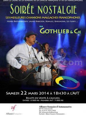 Soirée Nostalgique par Gothlieb et compagnie à l'Alliance Française d'Antananarivo