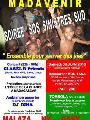 Soirée spéciale dont le le but est de venir en aide les sinistrés du sud, deux mois se sont écou