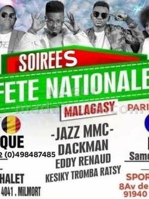 Soirées fête nationale Salle Le Chalet Milmort - Sport Indoor Les Ulis avec Dackman, Jazz Mmc, Eddy Renaud, Kesiky