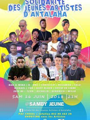 Solidarité des jeunes artistes d'Antalaha Discothèque Samby Jeune Antalaha