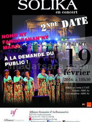 Solika en concert 2è date à l'AFT Andavamamba