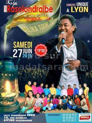 Solika Tour 2015 avec Rija Rasolondraibe et les Hoper's de Madagascar à Lyon