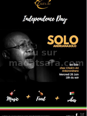 Solo Andrianasolo‍ - independance day -  Chick'n Art Ankorondrano