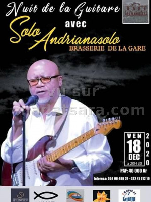 Solo Andrianasolo‍ - Nuit de la guitare Gare des Manguiers Espace Les Pangalanes Toamasina‍