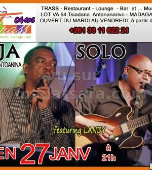Solo Andrianasolo‍ & Rija ramanantoanina‍ en concert au TRASS Tsiadana‍