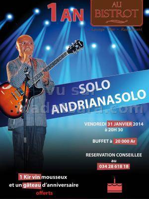 Solo Andrianasolo - 1 an au Bistrot