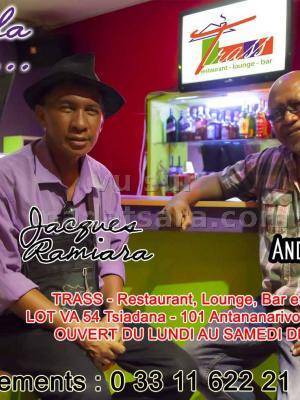 Solo Andrianasolo et Jacques Ramiara au Trass
