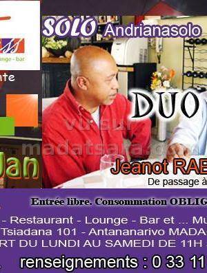 Solo Andrianasolo et Jeanot Rabeson au Trass Tsiadana